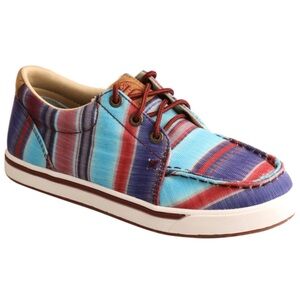 Kids Twisted X Hooey Loper Shoe Gray Youth Size 13 Striped